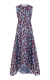 DELPOZO SEQUIN ORGANZA MIDI DRESS,2180615224490.0