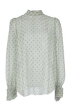 DELPOZO POLKA-DOT BLOUSE,2182512240990.0