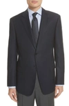 EMPORIO ARMANI TRIM FIT WOOL BLAZER,01GGZ00B020922