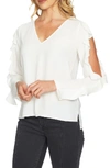 1.STATE RUFFLE COLD SHOULDER TOP,8167042
