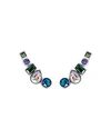 ADORE MIXED CRYSTAL EAR CRAWLER EARRINGS,5375521