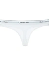 Calvin Klein Underwear Modern Dot Cotton Thong In White