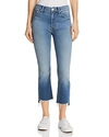 MOTHER INSIDER CROP STEP-HEM FRAY JEANS IN ONE SMART - 100% EXCLUSIVE,1157-546