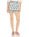 SANDRO IVY MOSAIC-PRINT MINI SHORTS,P6203E