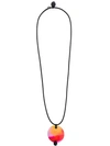 MARIA CALDERARA LOGO PENDANT NECKLACE,1A133F12729961