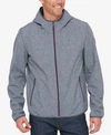 TOMMY HILFIGER MEN'S HOODED SOFT SHELL JACKET