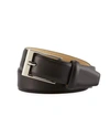 APPAMAN BOYS' FAUX-LEATHER DRESS BELT, BLACK, S-L,PROD199570036