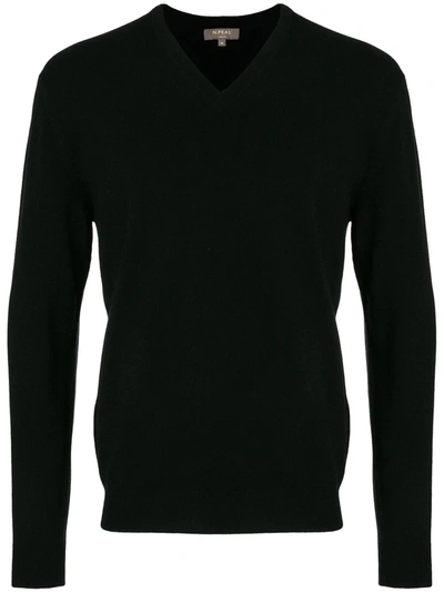 N•peal Cashmere The Burlington Jumper In Black