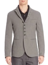 JOHN VARVATOS Slim-Fit Convertible Jacket,0400096217055