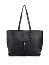 MILLY ASTOR LARGE PEBBLE LEATHER TOTE,0400097578807