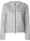 SAVE THE DUCK SAVE THE DUCK PADDED ZIPPED JACKET - GREY,D3590WIRIS612742650