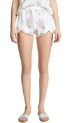 WILDFOX PATCHWORK FLORAL SHORTS