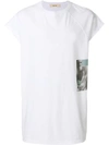 DAMIR DOMA GRAPHIC PATCH RAGLAN SLEEVE T,CS1M0103J152412744103