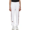 OFF-WHITE White Logo Side Tape Lounge Pants,OMCH007S180030080110