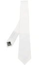 Dell'oglio Classic Pointed Tie In White