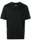 JIL SANDER JIL SANDER HALF SLEEVE T-SHIRT - BLACK,JSUM705011MM24760812744252