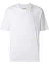 Jil Sander Half Sleeve T-shirt In White