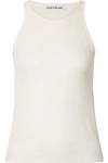 ELIZABETH AND JAMES BERTA WAFFLE-KNIT COTTON AND MODAL-BLEND TANK