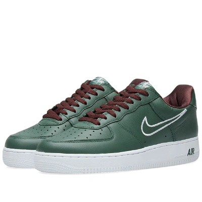 Nike Air Force 1 Hong Kong Retro Full-grain Leather Trainers In Green
