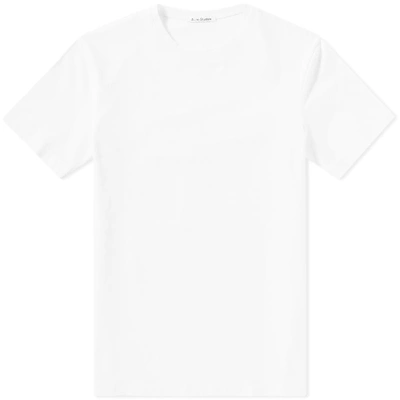 Acne Studios Edvin Stretch-cotton Jersey T-shirt - White