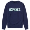 SOPHNET SOPHNET. LOGO CREW SWEAT,SOPH-180098-NY6