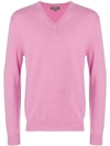 N•PEAL Burlington 1ply V-neck sweater,NPG10612708046