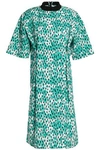 MARNI Printed cotton-blend poplin dress,GB 7789028784465143