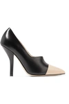 FENDI TWO-TONE LEATHER PUMPS