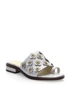 COLE HAAN Carly Silver Floral Sandals
