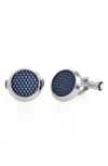 MONTBLANC LACQUER INLAY CUFF LINKS,112904