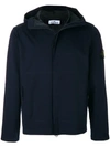 STONE ISLAND zipped hooded jacket,68154242612731525