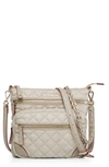 Mz Wallace Downtown Crosby Crossbody - Beige In Atmosphere