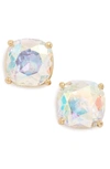 KATE SPADE MINI SMALL SQUARE SEMIPRECIOUS STONE STUD EARRINGS,WBRU8072