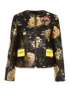 DOLCE & GABBANA JACQUARD LUREX JACKET,10526791