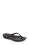 Fitflop Iqushion Flip Flop In Black