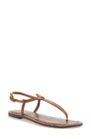 Sam Edelman Gigi Sandal In Hot Coral/ Saddle Leather