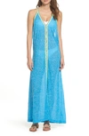 Pitusa Inca Cover-up Maxi Sundress In Blue
