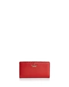 KATE SPADE KATE SPADE NEW YORK JACKSON STREET STACY PEBBLED LEATHER CONTINENTAL WALLET,PWRU5599