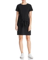 DYLAN GRAY TIE-FRONT DRESS,DGTDPO08