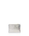WHISTLES METALLIC SMALL LEATHER CLUTCH,27245