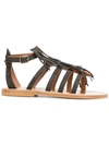 KJACQUES OPEN TOE GLADIATOR SANDALS,FREGATEFCUIR12740235