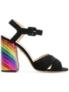 CHARLOTTE OLYMPIA RAINBOW HEEL PUMPS,C18558912753532