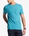 TOMMY HILFIGER MEN'S TOMMY CREW NECK POCKET T-SHIRT, CREATED FOR MACY'S