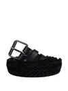 HAIDER ACKERMANN WOVEN VELVET BELT,10527105