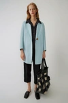 ACNE STUDIOS Tailored coat pale aqua