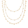 Lily Flo Jewellery Stardust Shooting Stars Gold Triple Strand Necklace
