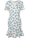 TALBOT RUNHOF LEAF PATTERNED DRESS,POLYANNA2BR1012566374