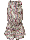 MISSONI MISSONI MARE STRIPED PLAYSUIT - MULTICOLOUR,21730312697885