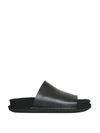 ANN DEMEULEMEESTER LEATHER AND SUEDE SANDALS,10528702