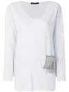 FABIANA FILIPPI EMBELLISHED DETAIL JUMPER,E9061812727149